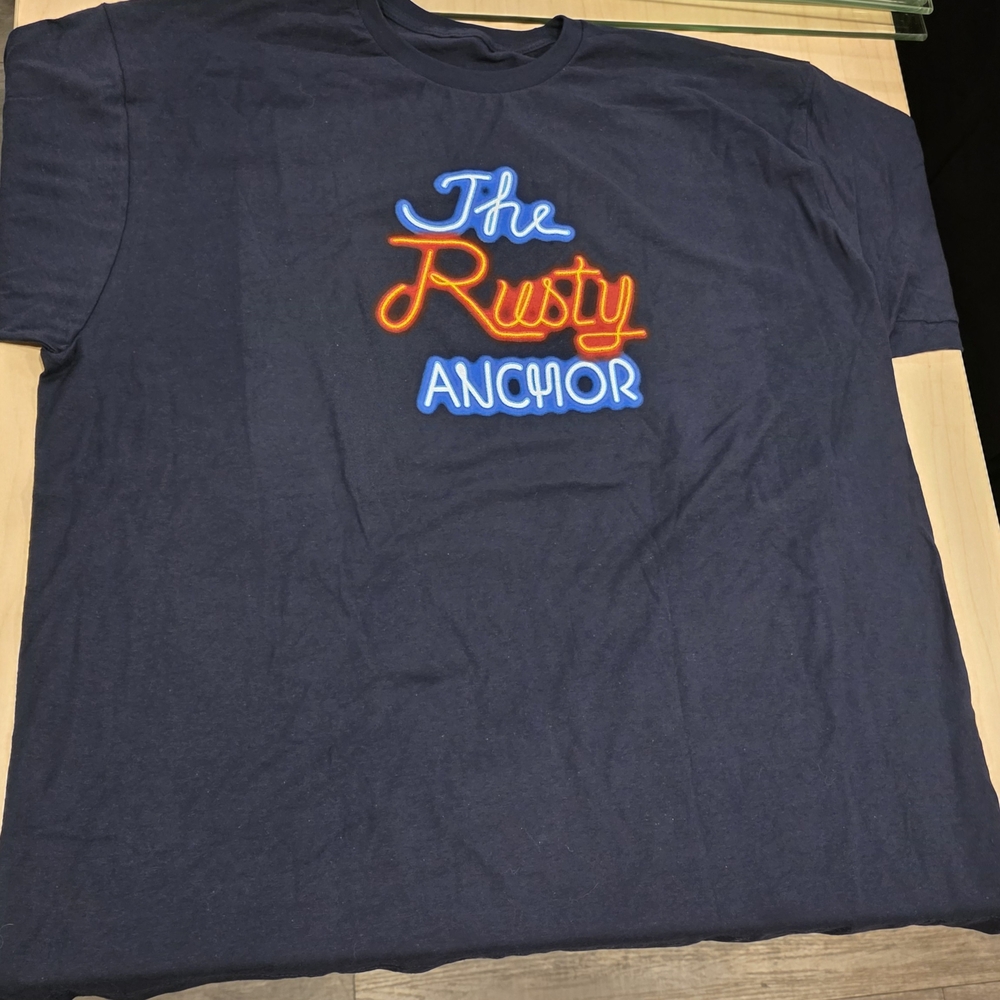 GOLDEN GIRLS SHOW The Rusty Anchor Blue T-shirt Merchandise Men’s 2XL Neca NWOT